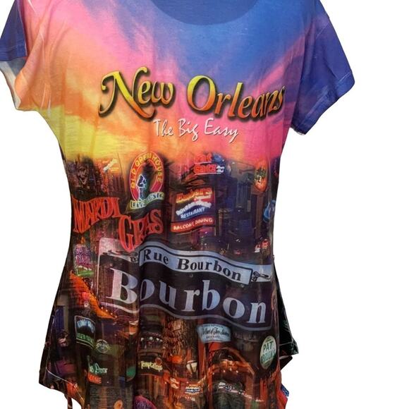 Maxi & Co New OrleansThe Big Easy 100% Polyester Rhinestone T-Shirt Size 3XL - Picture 5 of 7